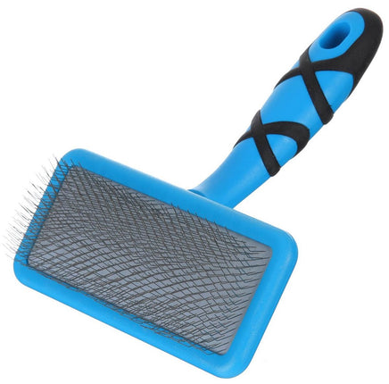 Groom Professional Flat Slicker Brushes Medium - flat and soft poodle brush