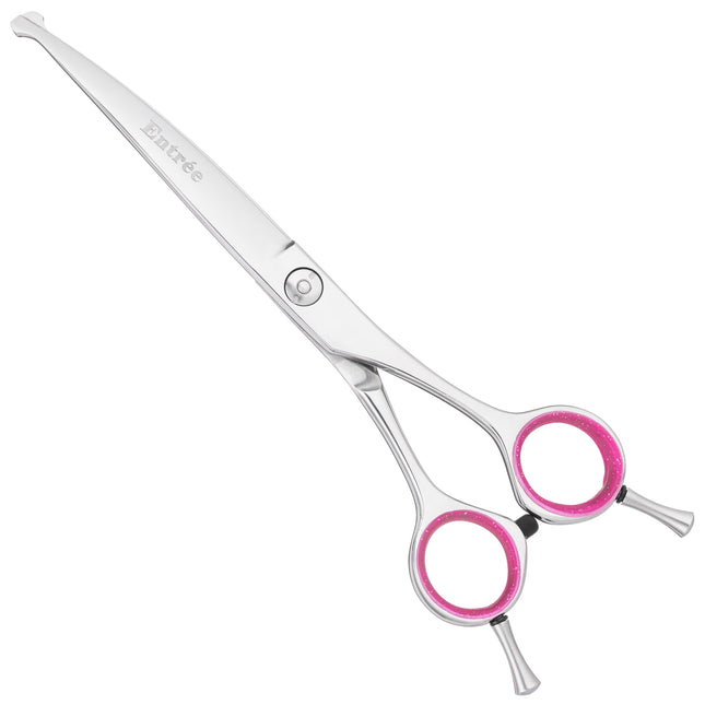 Geib Entree Ball Tip - high-quality grooming scissors made from Japanese steel, safe - Curved