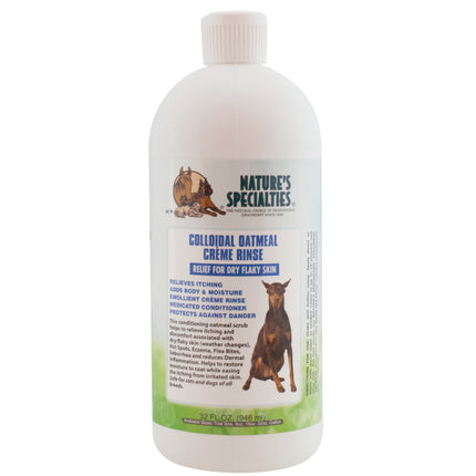 Nature's Specialties Oatmeal Creme Rinse - moisturizing conditioner for dry and irritated skin of dogs and cats, concentrate 1:24