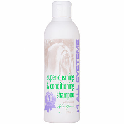 1 All Systems Super Cleaning & Conditioning Shampoo - strengthening coat shampoo for puppies and sensitive dogs