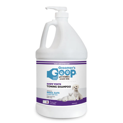 Groomer's Goop Snow Shampoo - shampoo for dog and cat fur