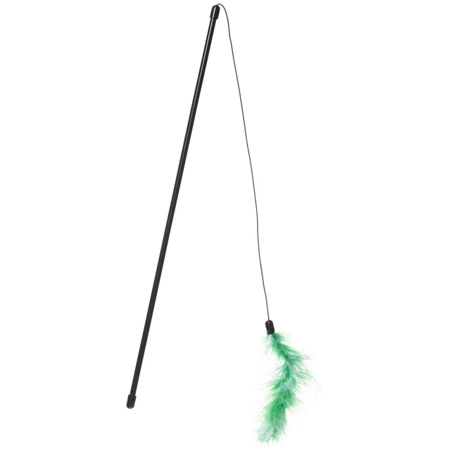 Flamingo Cat Dangler Boaz - Cat Wand with Boa Feathers