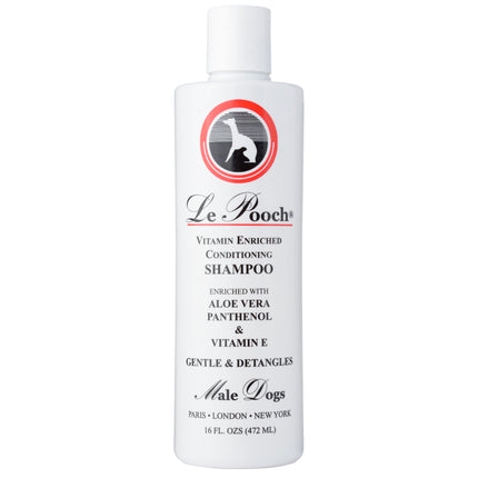 Les Poochs Vitamin Enriched Shampoo (Men's) - luxurious vitamin shampoo for dogs, concentrate 1:14