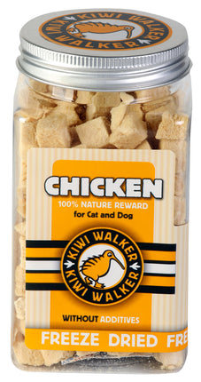 Kiwi Walker Snacks Chicken - 100% chicken, freeze-dried, natural treats for dogs and cats