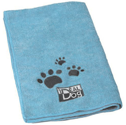 Chadog Microfiber Towels - set of 2 highly absorbent microfiber towels, light blue