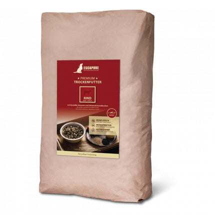 Escapure Premium Beef - high-quality dog food, oven-baked beef