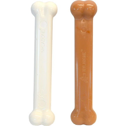 Nylabone Dura Chew Extreme Twin Pack - two strong dog chews, flavored with chicken and bacon