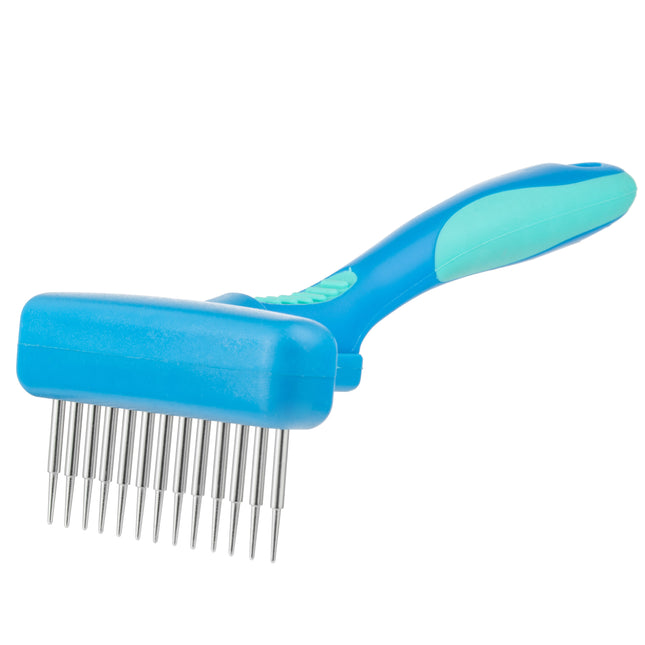 Vivog cross comb with rotating teeth