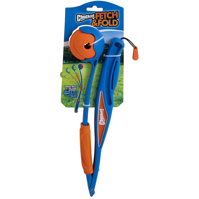 Chuckit! Fetch & Fold - collapsible ball launcher, includes a ball in the set