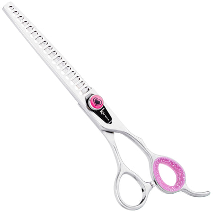 Kenchii Love Chunkers - single-sided grooming thinning shears, 17 teeth