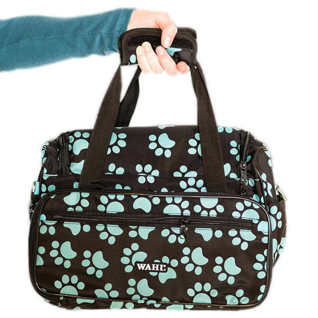 Wahl Professional Tote Bag Paw Print - spacious bag for grooming accessories, rich in pockets