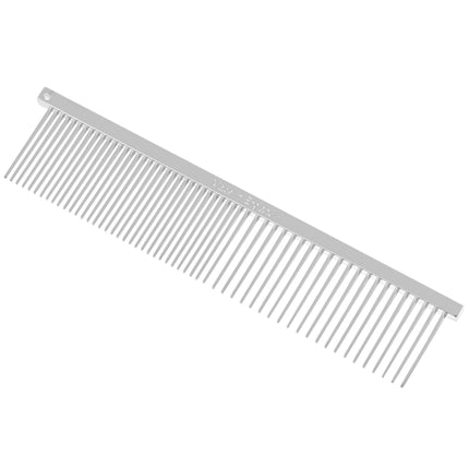 HPP metal comb with long teeth, mixed tooth spacing