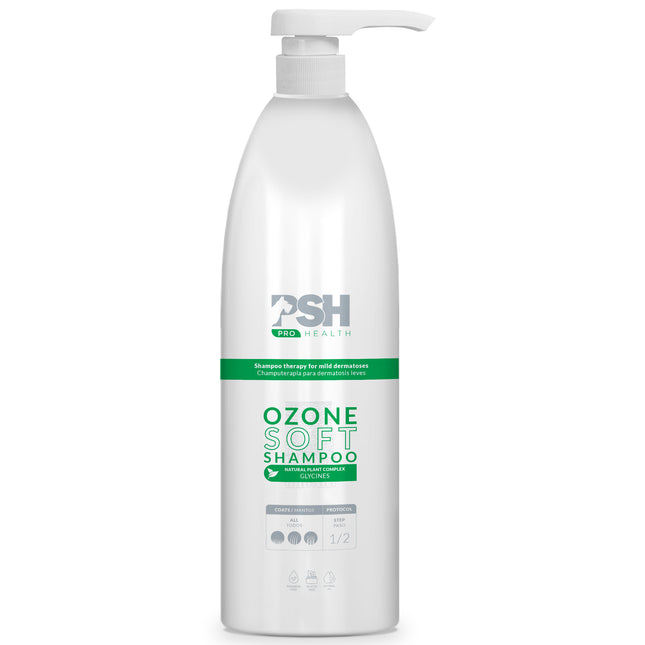 PSH Ozone Soft Shampoo - dermatological shampoo for dogs, for mild skin disease conditions