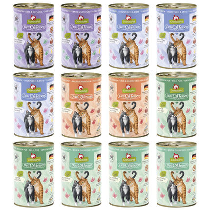 GranataPet DeliCatessen Food Set - Grain-Free Wet Food for Cats, Mix of 5 Flavors