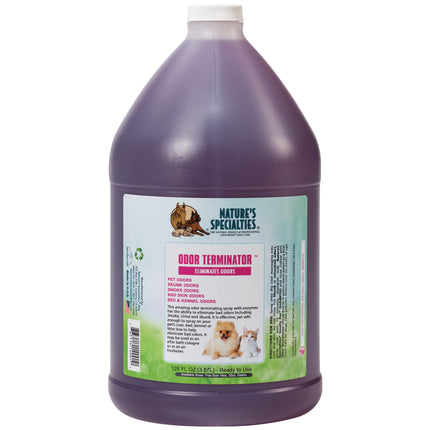 Nature's Specialties Odor Terminator - refreshes your dog's and cat's coat and eliminates odors from the environment