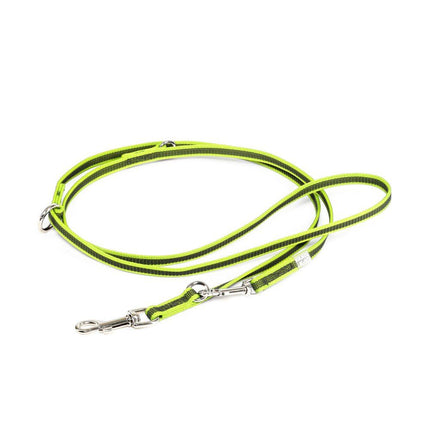 Julius K9 Color & Gray Supergrip Leash 1.4x220cm - adjustable dog leash, non-slip