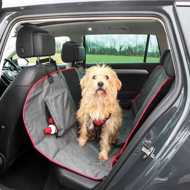 KONG Travel 2 - In - Bench Seat Cover & Dog Hammock - car mat for dogs, rear seat cover