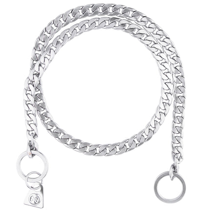 Show Tech Flat Link Show Chain Stainless - Stainless Steel Show Chain - 80cm