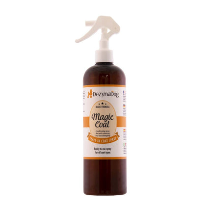 DezynaDog Magic Coat Leave-In Coat Spray - Universal Conditioner for Dogs, No Rinsing Required