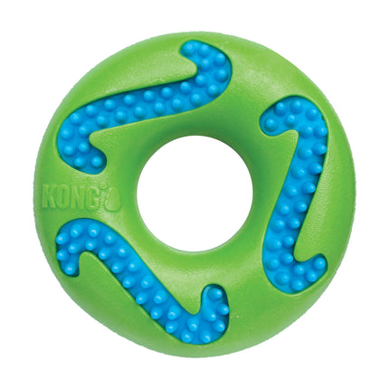 KONG Squeezz Goomz Ring (14cm) - rubber ring for dogs with protrusions that massage gums