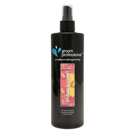 Groom Professional Rhubarb & Custard Cologne - perfumed water for dogs with the scent of creamy rhubarb pie