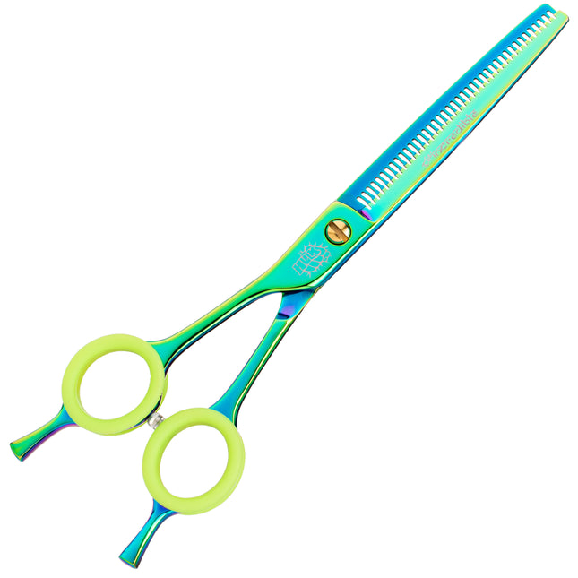 P&W Hulk Double Thinning Scissors - double-sided thinning scissors, left-handed, 41 teeth