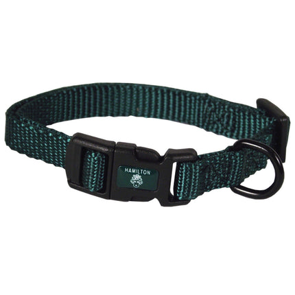 Hamilton Classic Adjustable Collar - nylon collar with smooth circumference adjustment, for very small and small dogs