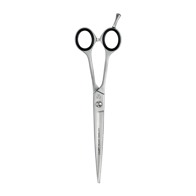 Artero Satin Lefty - professional scissors made of Japanese steel with a satin finish, designed for left-handed users, straight.