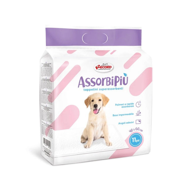 AssorbiPiu Record - highly absorbent training pads for dogs - 11 pcs