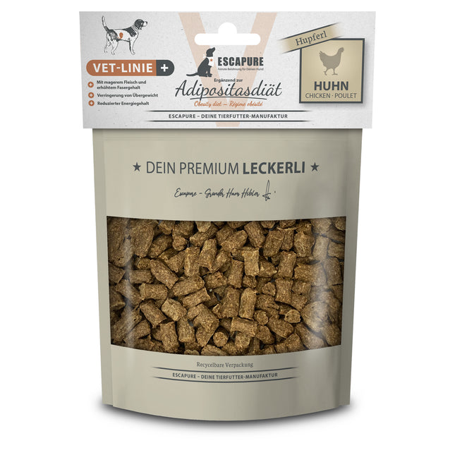 Escapure VET Adiposity Diet Hupferl Chicken - meat treats for overweight dogs, chicken and turkey