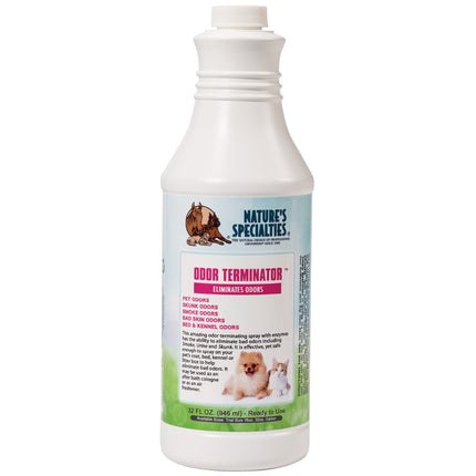 Nature's Specialties Odor Terminator - refreshes your dog's and cat's coat and eliminates odors from the environment