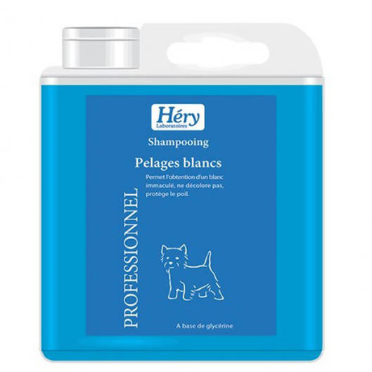 Hery White Fur Shampoo - intensifying shampoo for brightening the coat color in dogs