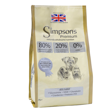 Simpsons Premium 80/20 Adult Meat & Fish - dog food, meat and fish