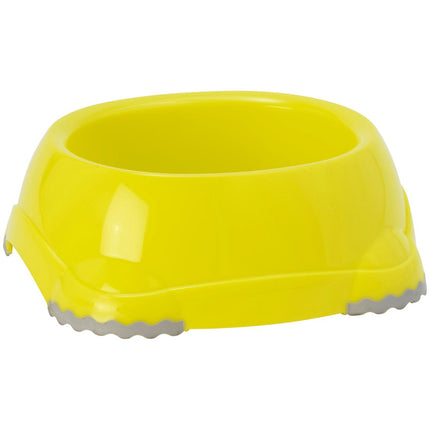 Flamingo Leno Hawaii Bowl - plastic bowl with non-slip feet, for large dogs - lime green