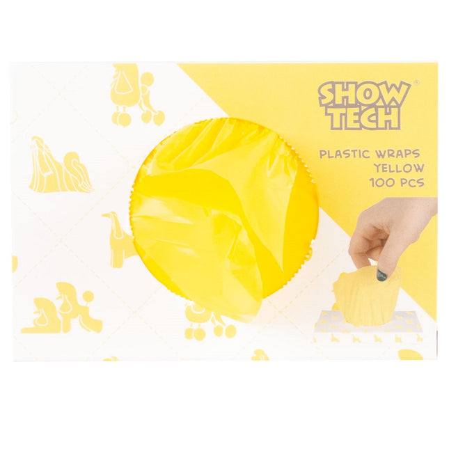 Show Tech Plastic Wraps 100 pcs - reusable foil curlers