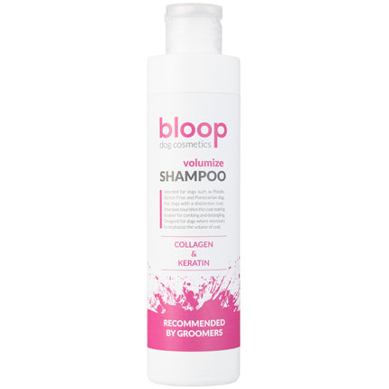 Bloop Volumize Shampoo - nourishing shampoo for dogs that increases coat volume with keratin and collagen, concentrate 1:10