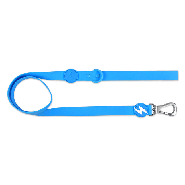 Dashi Colorflex Leash Blue 120cm - urban, waterproof dog leash, blue