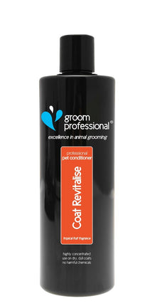 Groom Professional Coat Revitalise Tropical Conditioner - revitalizing conditioner for dry and dull fur, with a tropical fruit scent.