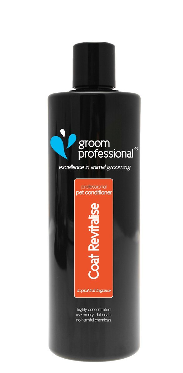 Groom Professional Coat Revitalise Tropical Conditioner - revitalizing conditioner for dry and dull fur, with a tropical fruit scent.