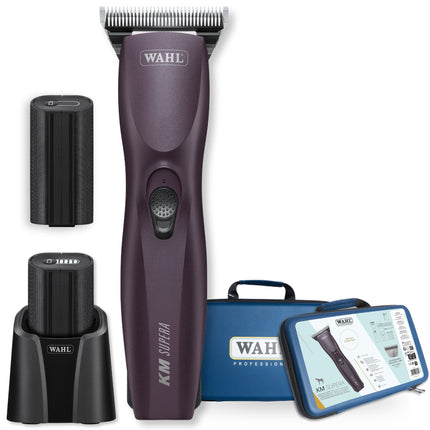 Wahl KM Supera Horse Brushless Clipper - professional cordless clipper for horses with a brushless motor, batteries + blade