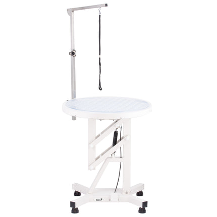 Blovi Luce Air Lift LED Grooming Table - grooming table with illuminated and rotating top, pneumatic lift