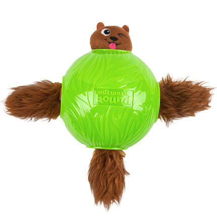 Nina Ottosson Dog Snuffle N' Treat Ball Level Small - Snuffle treat ball for dogs, with 4 squirrels, small level