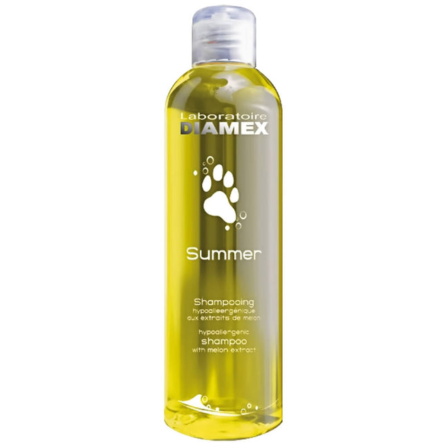 Diamex Summer - hypoallergenic shampoo for all types of fur, with a melon scent, concentrate 1:8