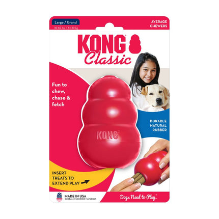 Kong Classic - rubber dog toy, original, - 10cm