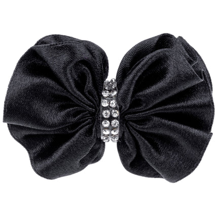 Blovi Bow Premium Satin Bow with Rhinestones