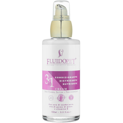 FluidoPet 3-in-1 Balm - leave-in mask for long-haired dogs, facilitates detangling, smooths, prevents static.