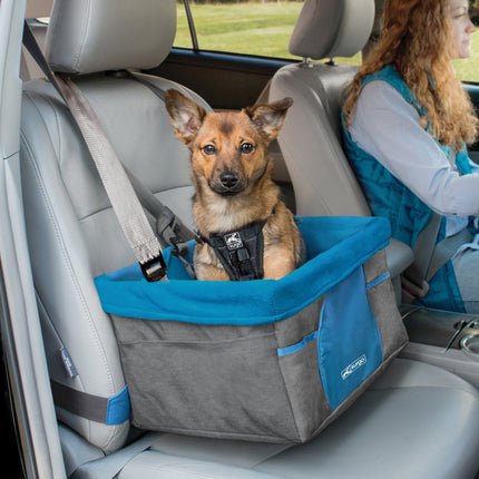 Kurgo Heather Booster Seat - dog car seat