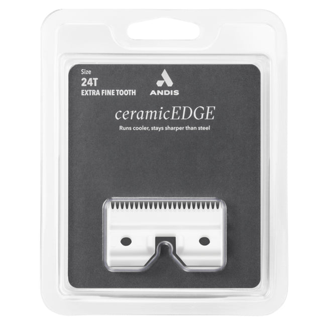 Andis CeramicEdge 24T - Tooth Cutter - ceramic insert for blades, 24 fine, closely spaced teeth