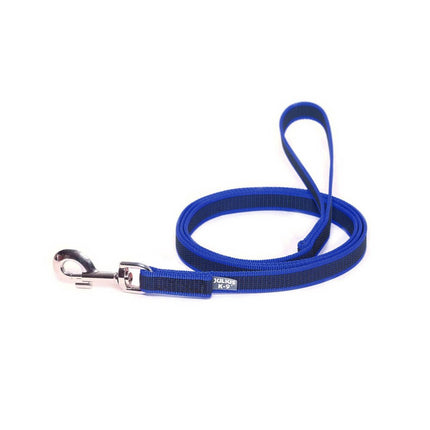 Julius K9 Color & Gray Supergrip Leash With Handle Blue - training leash with handle, blue, non-slip