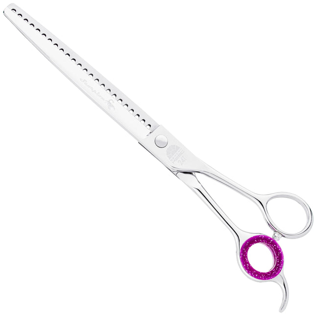 Kenchii Scorpion Blender - grooming thinning shears, single-sided, 24 teeth